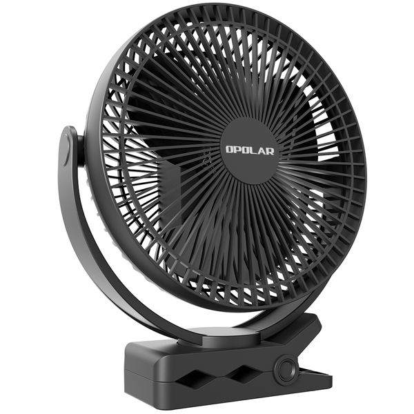 Koonie 10000mAh Rechargeable Portable, 8-Inch Battery Operated Clip on Fan