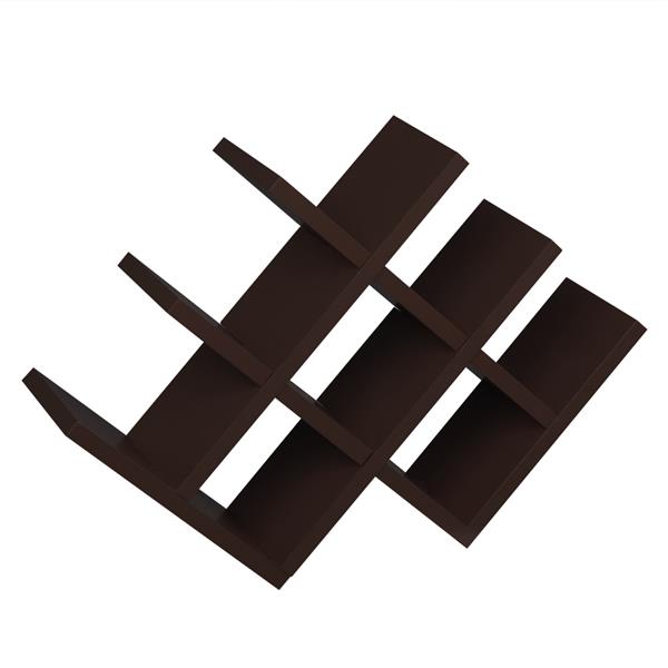 Wine Rack Wine Holder Wine Storage 8 Bottle Rack Brown Color