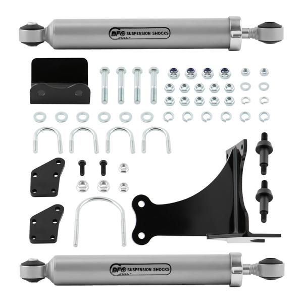 Dual Steering Stabilizer for Ford F250 F350 4WD Super Duty 2005-2017 2&quot;-8&quot; Lift