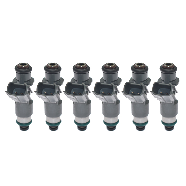 6Pcs Fuel Injectors 12 Holes Nozzles for 08-12 Accord, 2012 Crosstour EX-L, EX, 10-11 Accord Crosstour EX-L, EX 3.5L, Acura RDX, TL, ZDX, MDX, TSX, RL 3.5L 3.7L FJ982 16450-R70-A01