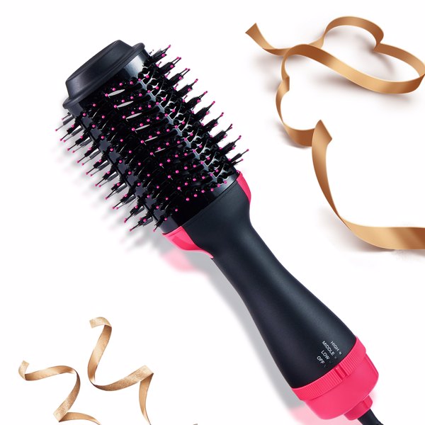 Hair Dryer Brush,Hair Volumizer for Drying &amp; Straightening &amp; Curling,Brush Blow Dryer Styler for Rotating Straightening, Curling, Salon Negative Ion Ceramic Dryer Brush -Amazon Restricted Products