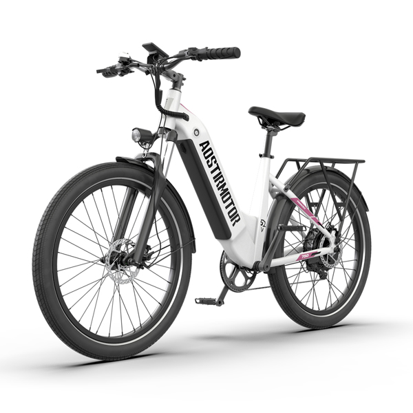 AOSTIRMOTOR new pattern 26&quot; 750W Electric Bike Fat Tire 52V15AH Removable Lithium Battery for Adults