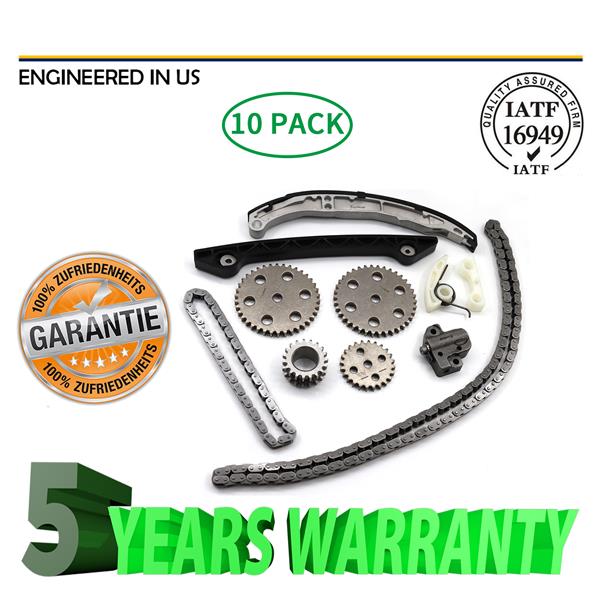 Timing Chain Kit W/ Sprockets for Ford Ranger 01-10 Mazda B2300 2001-2008 2.3L