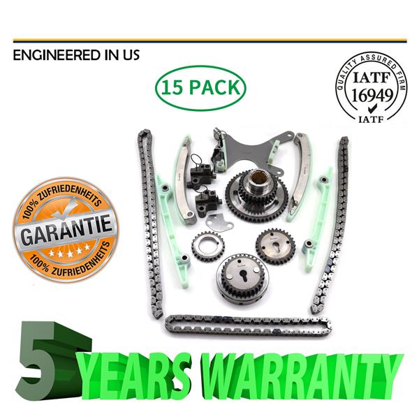 Timing Chain Kit (JTEC) Fit 99-02 Dodge Dakota Durango Jeep Grand Cherokee 4.7