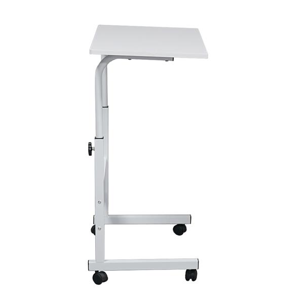 Removable P2 15MM Chipboard &amp; Steel Side Table with Baffle White